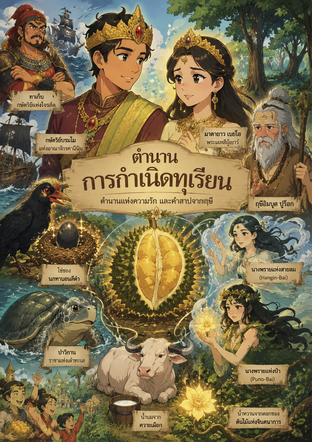 ตำนานกำเนิดทุเรียน