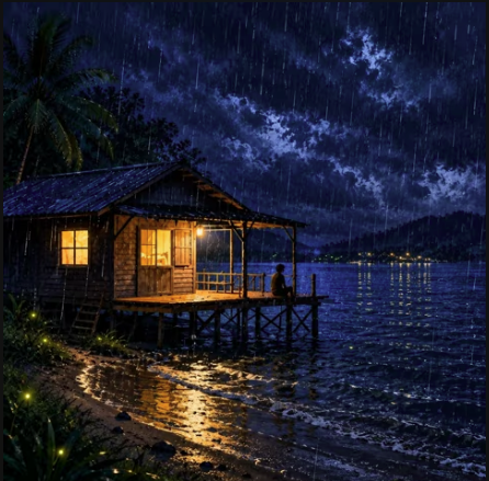 ฝนกับทะเล